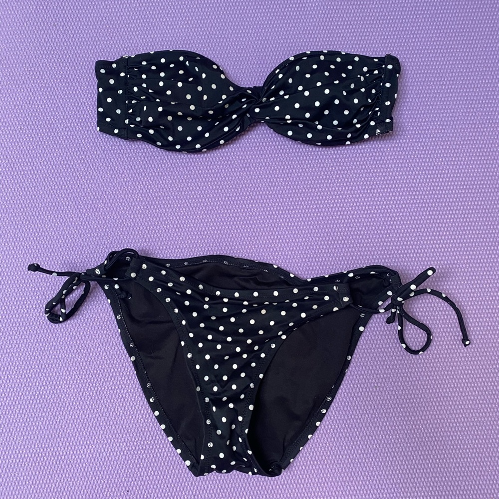Victoria’s Secret polka dot swim suit